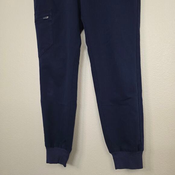 FIGS Technical Collection Scrub Pants Women’s Small Navy Jogger Stretch - Picture 3 of 12
